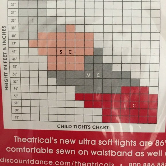 Theatricals Convertible Microfiber Tights Ballet - Picture 4 of 5